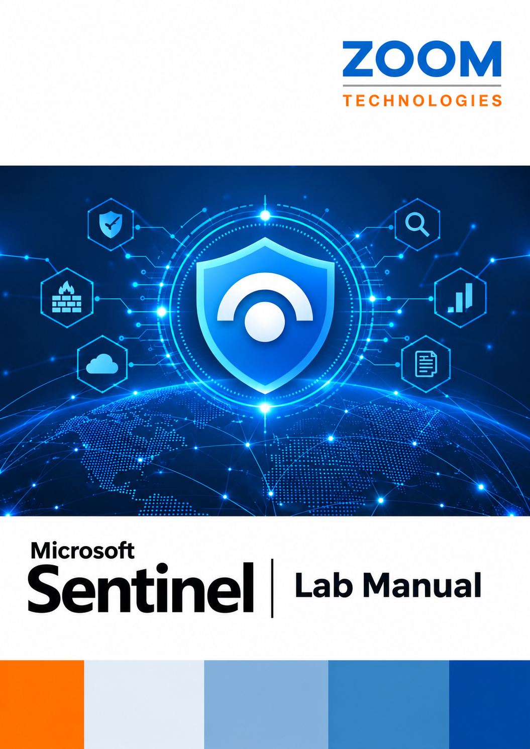 Microsoft Sentinel lab manual front cover image